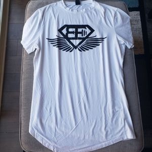 Vincit Victor White T-Shirt Size XL